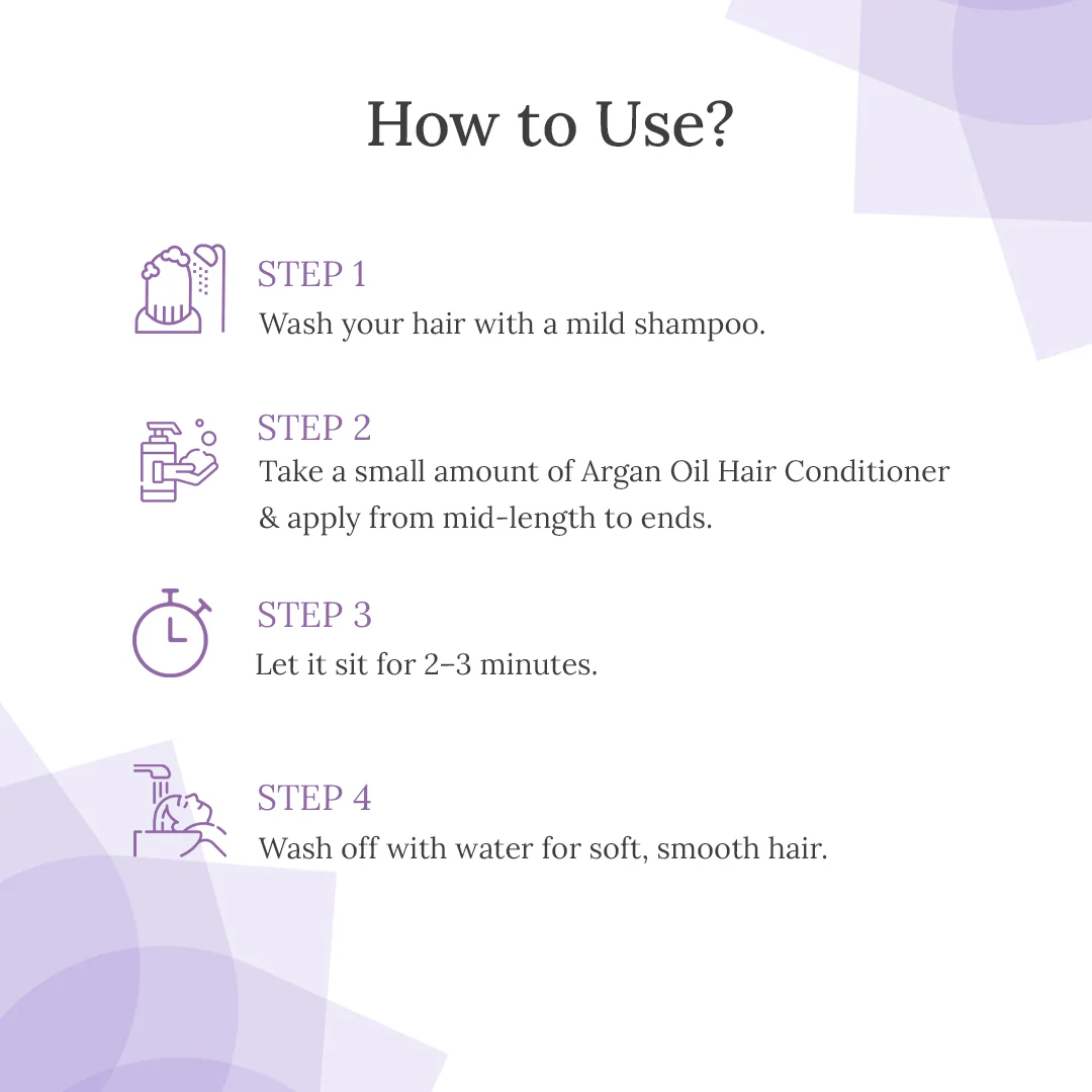 Argan Oil Hair Conditioner For Silky, Soft & Smooth Hair - Image 6