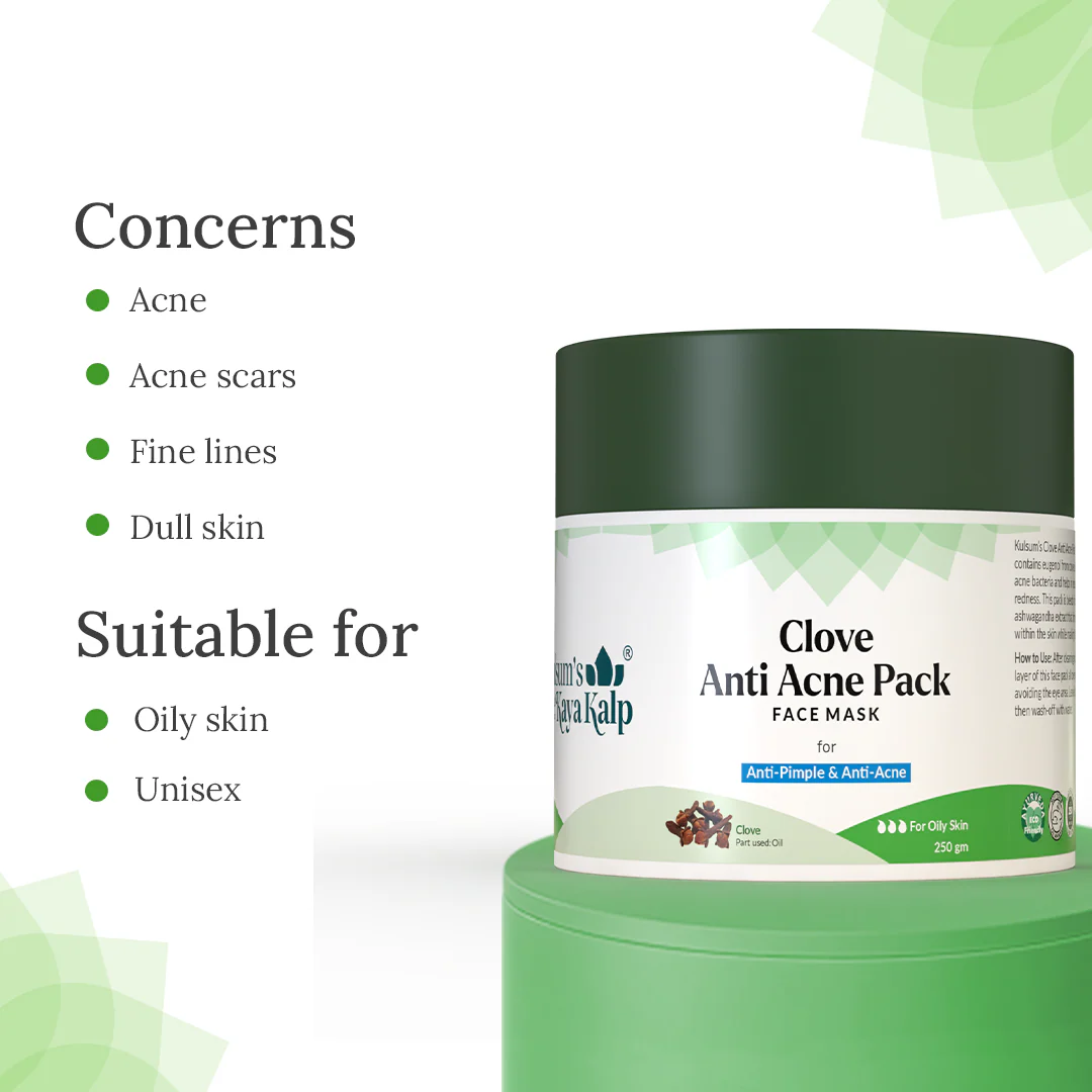 Clove Anti-Acne Pack Face Mask - Image 4