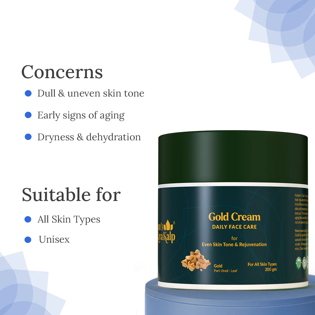 Gold Cream For Even Skin Tone & Rejuvenation - Image 4