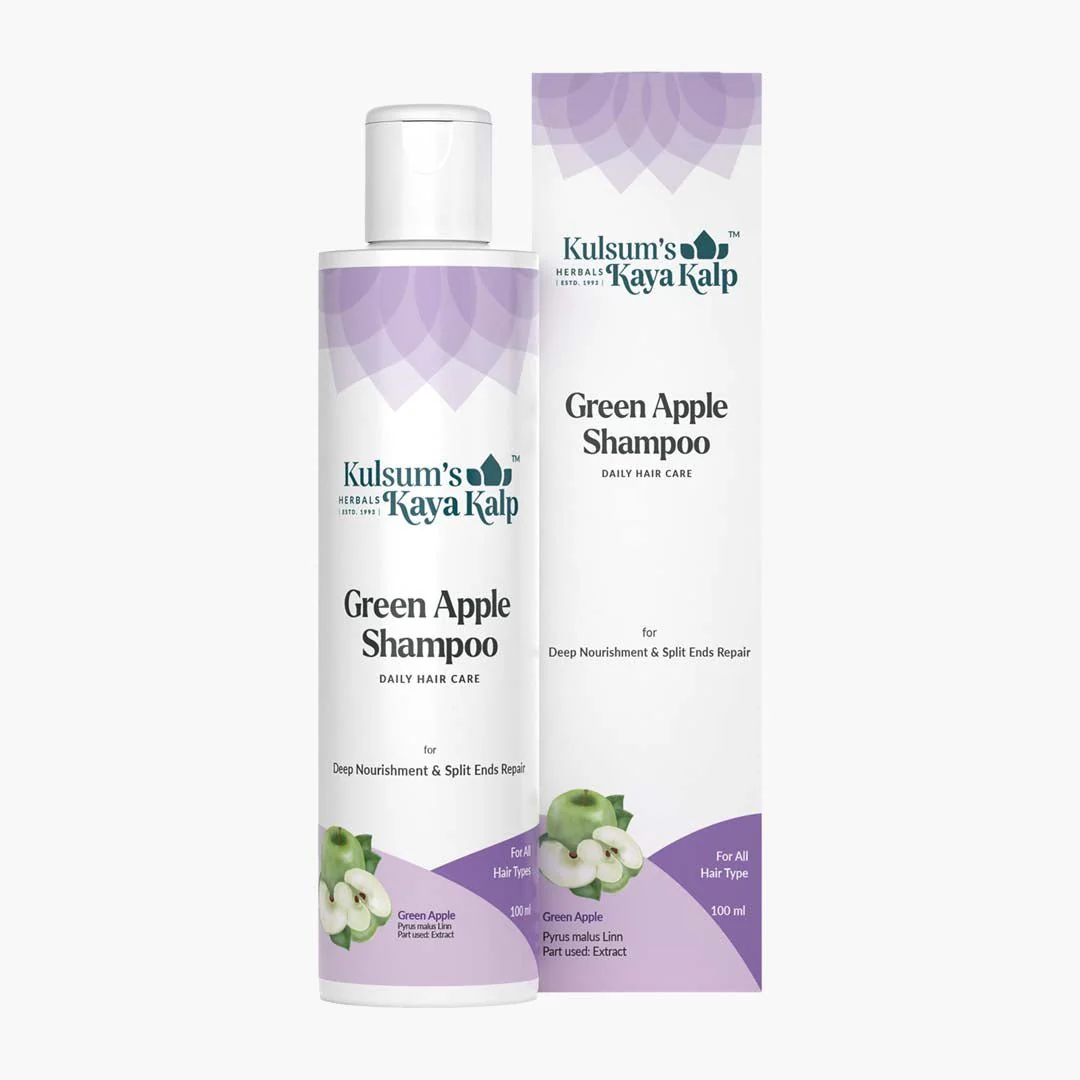 Green Apple Shampoo For Deep Nourishment & Split Ends Repair - Image 7