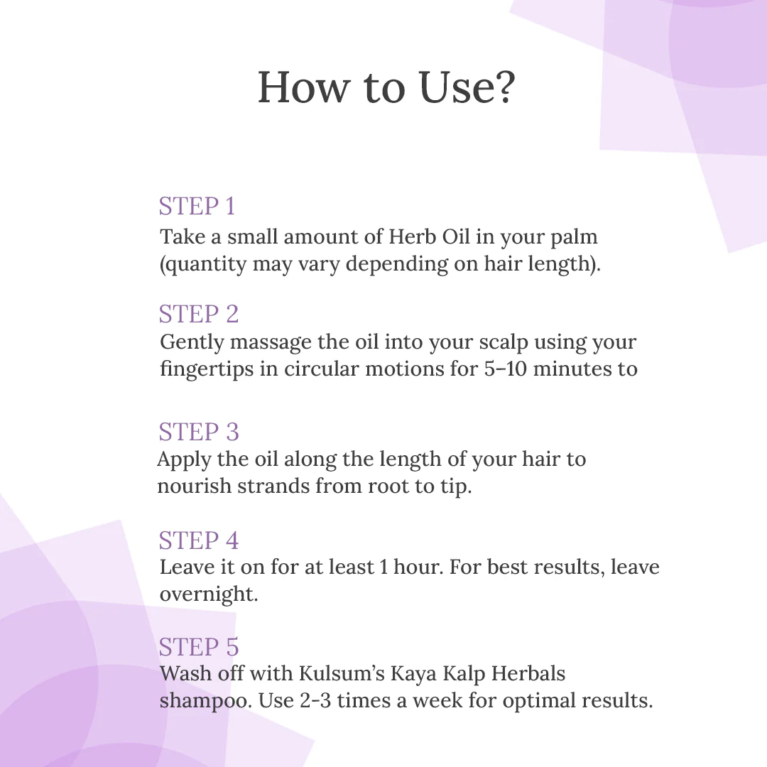 Herb Oil For Anti Hair Fall & Anti Dandruff - Image 6