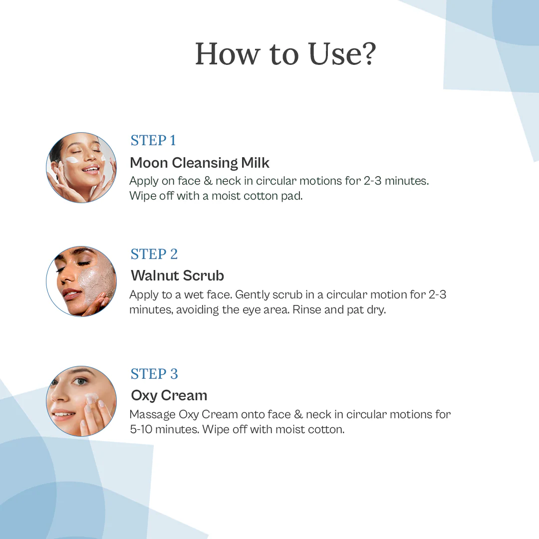 Veda Oxy Facial Kit for Women & Men, Normal to Oily Skin, 65g+30ml - Image 6