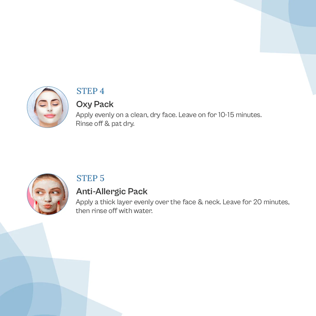 Veda Oxy Facial Kit for Women & Men, Normal to Oily Skin, 65g+30ml - Image 7