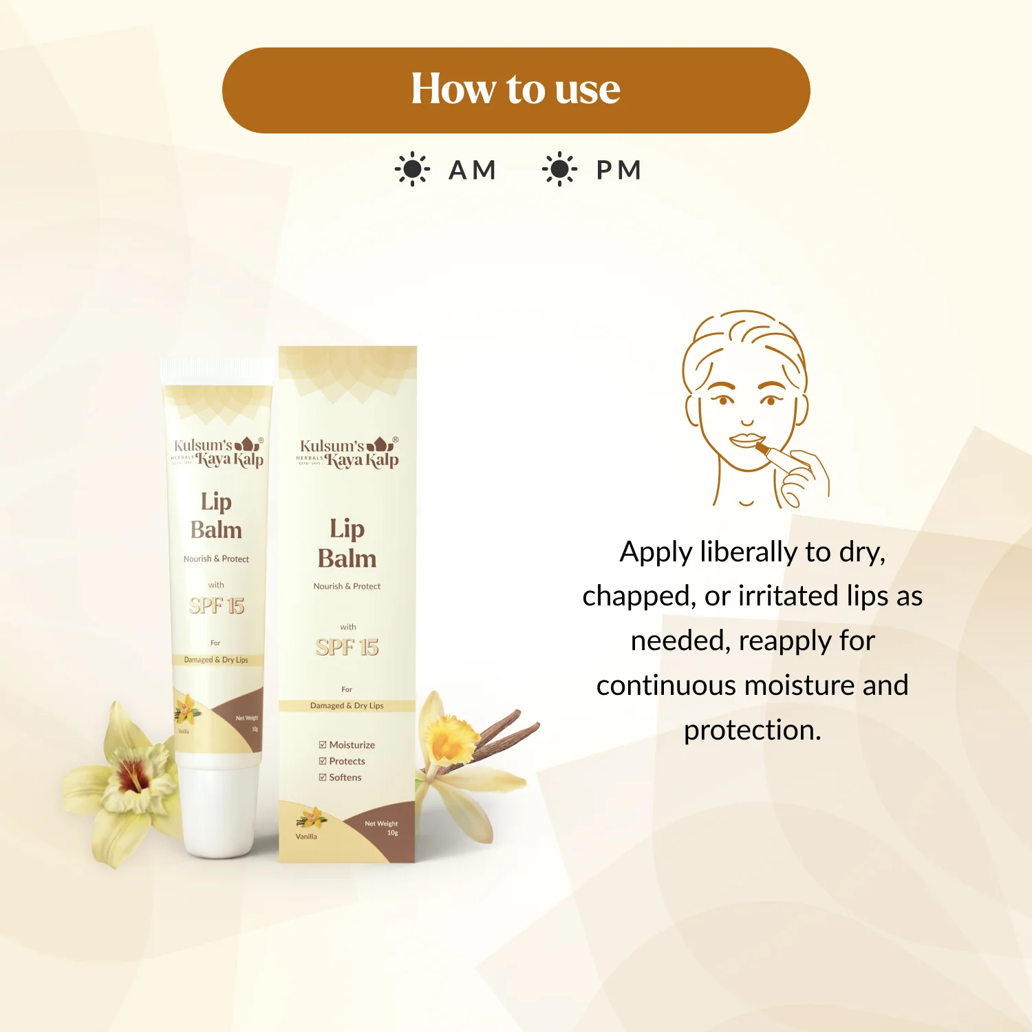 Lip Balm Pack of 4 Blueberry, Vanilla, Mango & Strawberry Lip Balm - Image 19