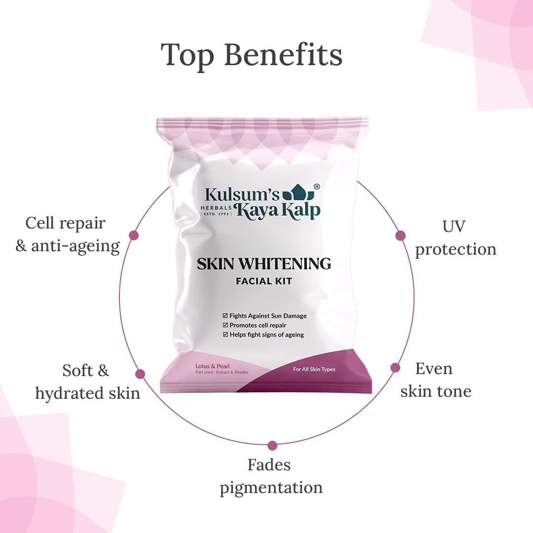 Pack of 2 Hydra Charge & Skin Whitening Facial Kit- 7 in 1 - Image 3