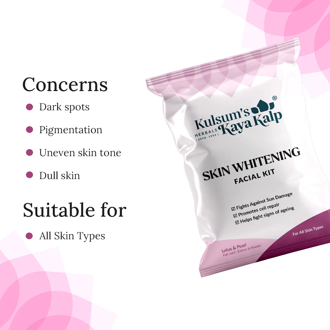 Pack of 2 Hydra Charge & Skin Whitening Facial Kit- 7 in 1 - Image 5