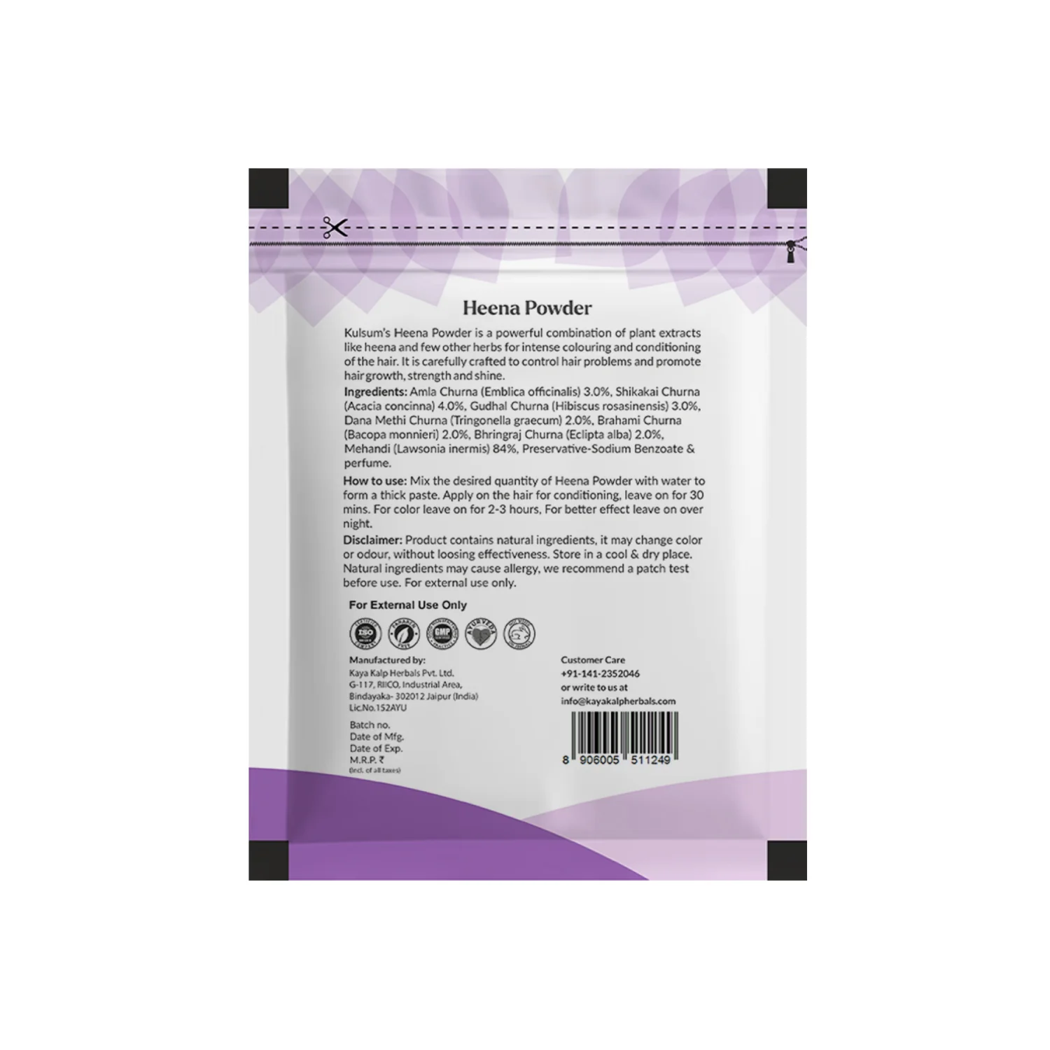 Pack of 3 Heena Powder For Anti Dandruff & Repair Hair Damage - Image 7