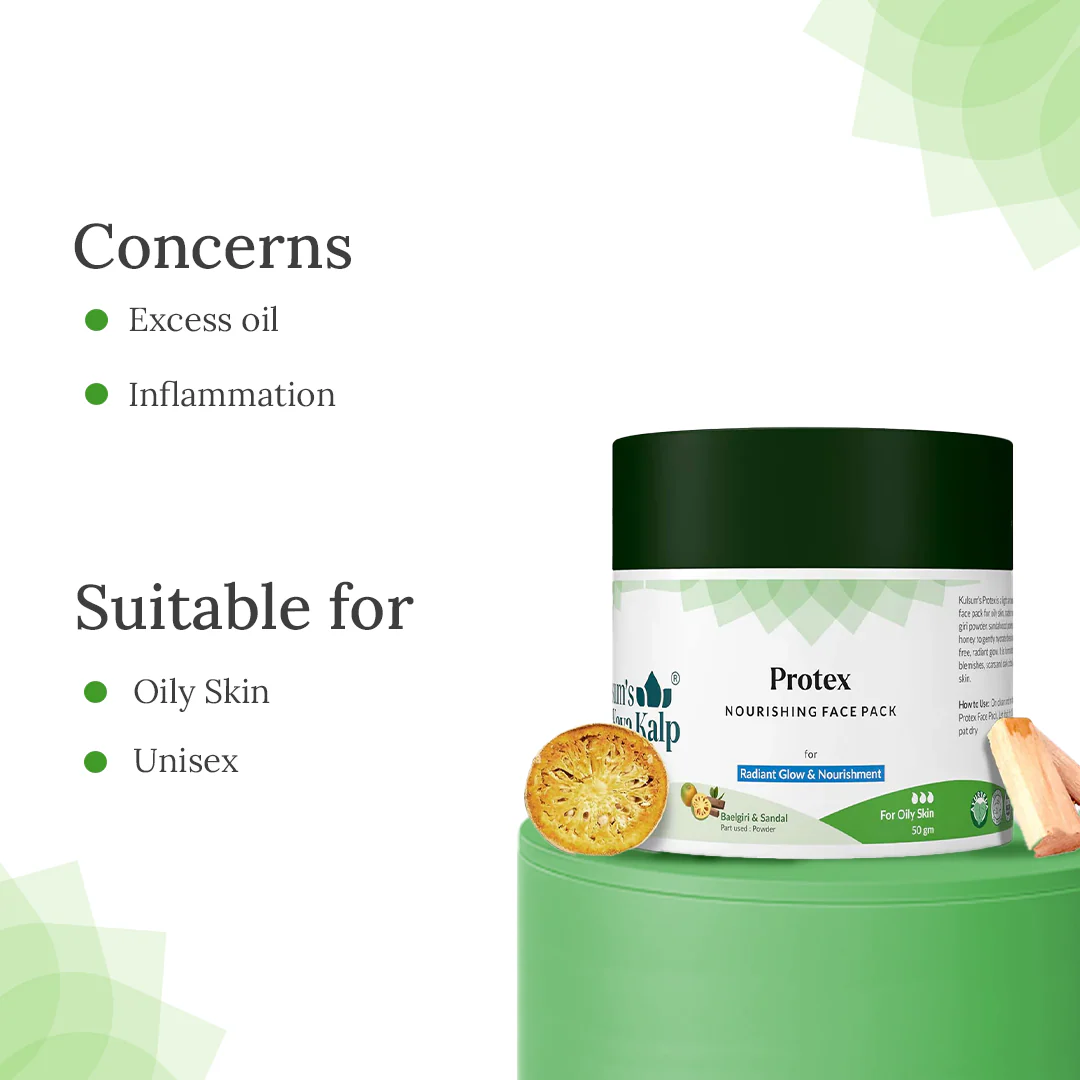 Protex Nourishing Face Pack with Bael Giri & Sandalwood, for Oily Skin, 50 gm - Image 4