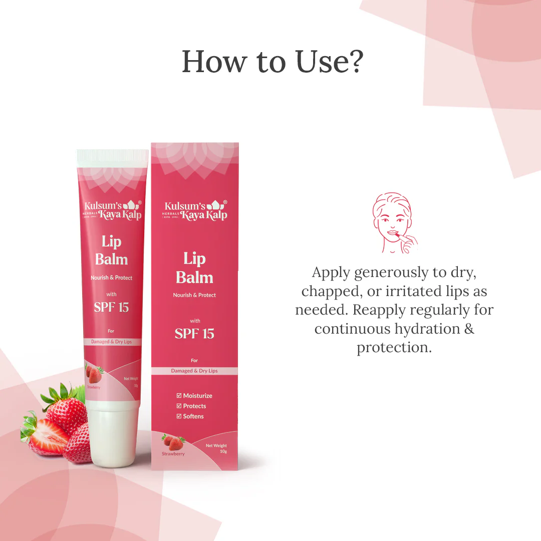 Strawberry Lip Balm with SPF 15 - Image 7