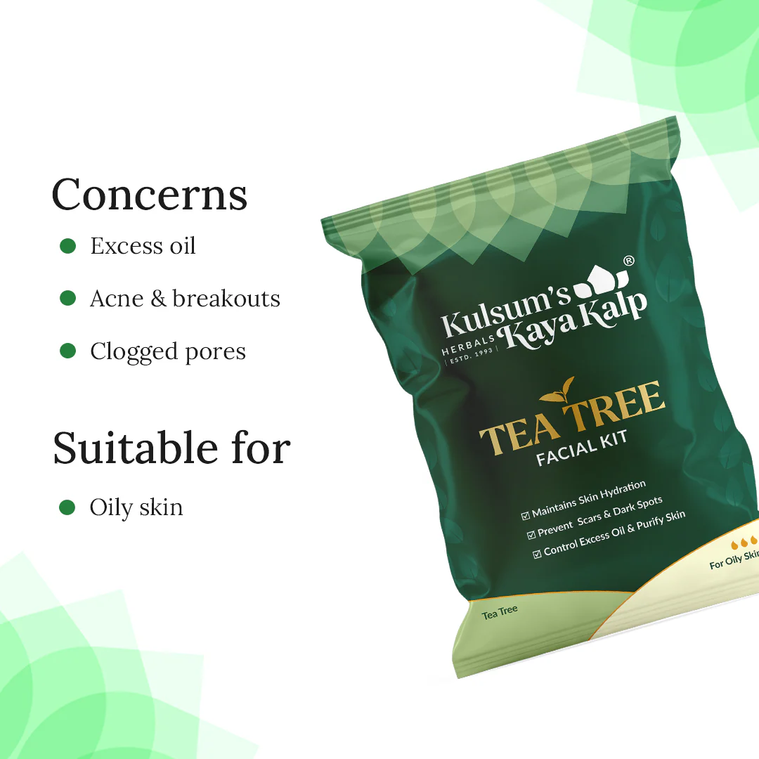 Tea Tree Facial Kit 7 in 1 for Oily Skin 40g + 33ml - Image 4