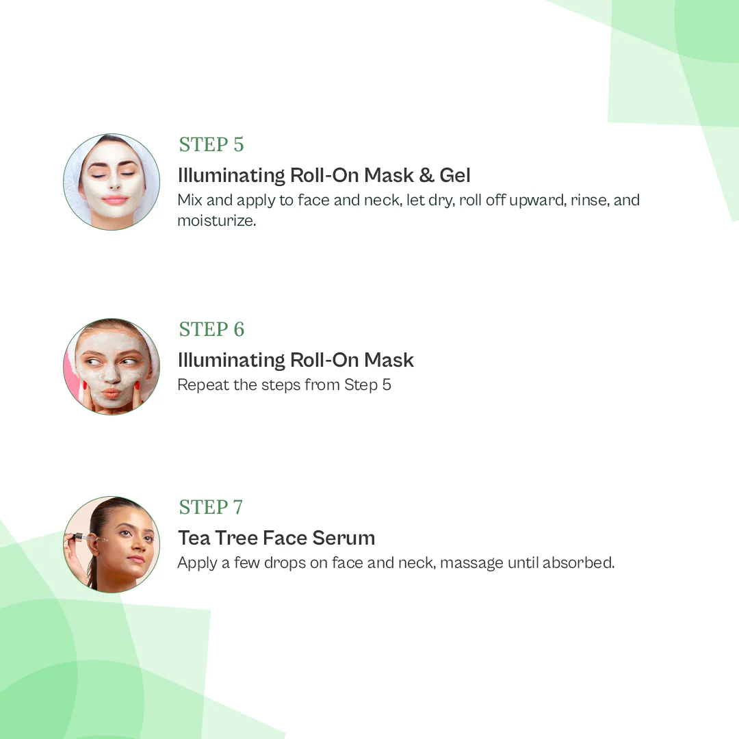 Tea Tree Facial Kit 7 in 1 for Oily Skin 40g + 33ml - Image 7